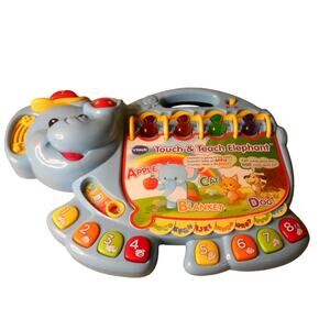 VTech Touch & Teach Elephant 2014 Learning Numbers and Letters Tested Works